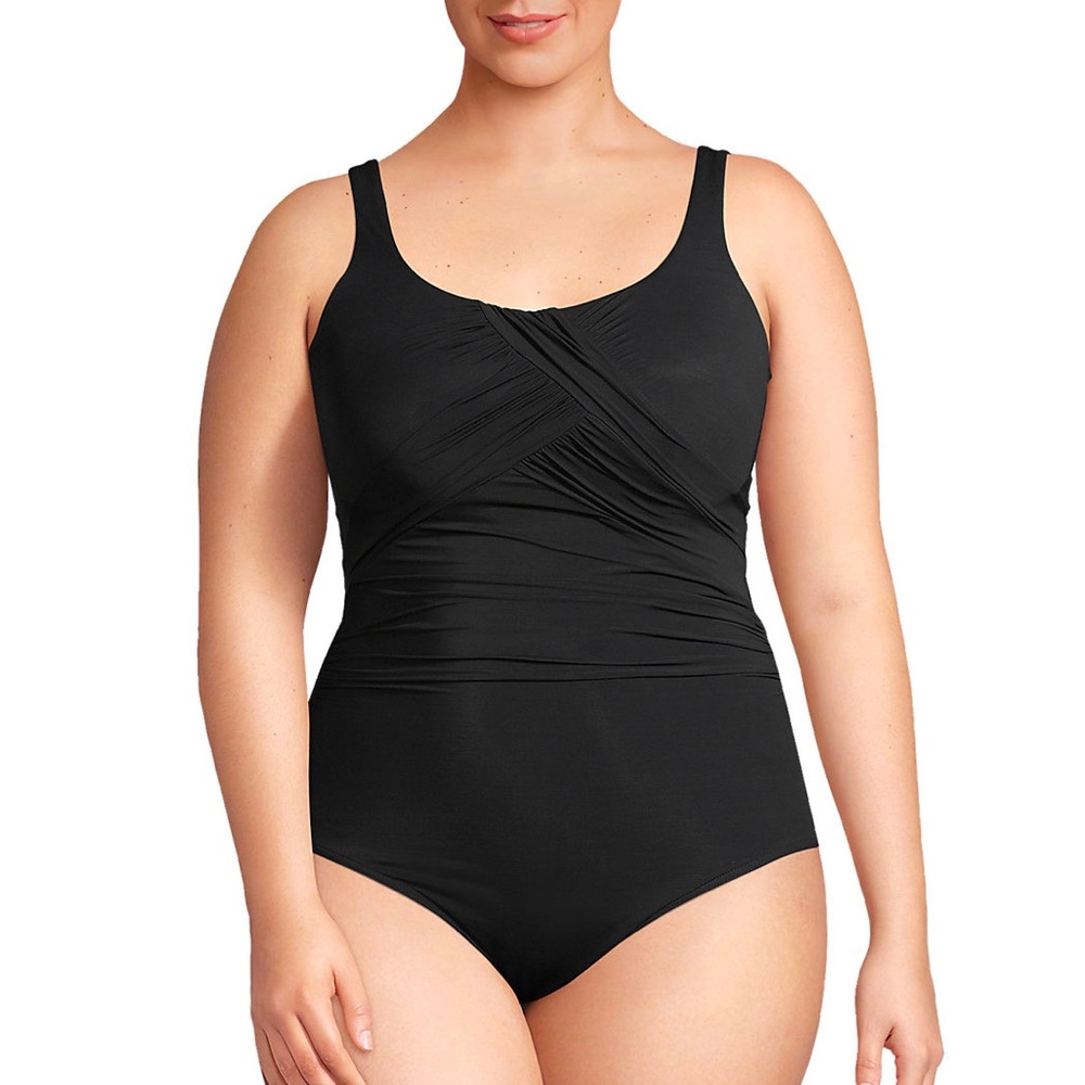 SOLD Lands' End Carmela Slender One Piece Swimsuit